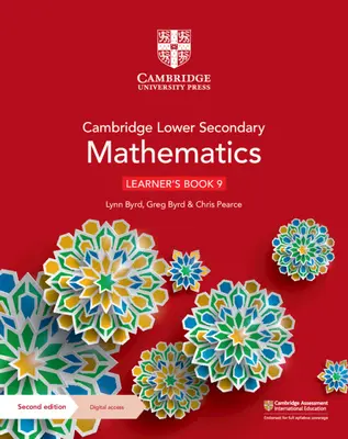 Cambridge Lower Secondary Mathematics Learner's Book 9 z dostępem cyfrowym (1 rok) - Cambridge Lower Secondary Mathematics Learner's Book 9 with Digital Access (1 Year)