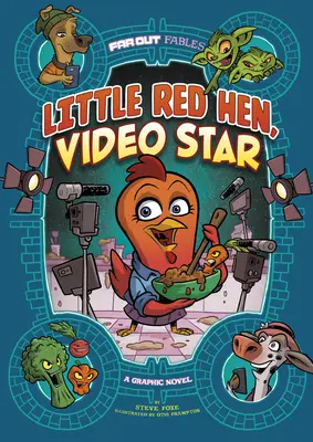 Little Red Hen, Video Star: Powieść graficzna - Little Red Hen, Video Star: A Graphic Novel