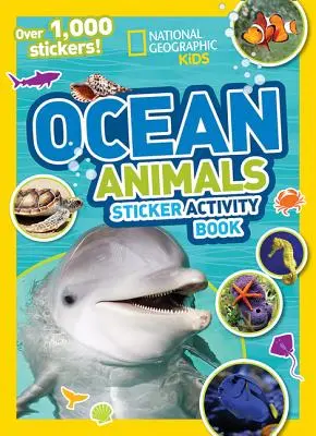 Naklejki ze zwierzętami oceanu - Ocean Animals Sticker Activity Book