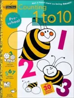 Liczenie od 1 do 10, klasa przedszkolna [z 30 naklejkami] - Counting 1 to 10, Grade Preschool [With 30 Stickers]