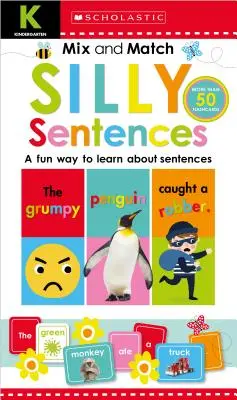 Mix & Match Silly Sentences Kindergarten Workbook: Scholastic Early Learners (zeszyt ćwiczeń) - Mix & Match Silly Sentences Kindergarten Workbook: Scholastic Early Learners (Workbook)