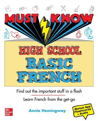 Musi znać podstawowy francuski w szkole średniej - Must Know High School Basic French