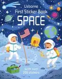 Pierwsza książka z naklejkami Kosmos - First Sticker Book Space