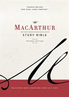 Nkjv, MacArthur Study Bible, 2nd Edition, Cloth Over Board, Blue, Comfort Print: Uwolnienie Bożej prawdy jeden werset na raz - Nkjv, MacArthur Study Bible, 2nd Edition, Cloth Over Board, Blue, Comfort Print: Unleashing God's Truth One Verse at a Time