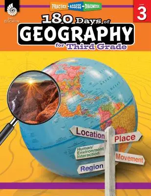 180 dni geografii dla trzeciej klasy: Ćwicz, oceniaj, diagnozuj - 180 Days of Geography for Third Grade: Practice, Assess, Diagnose