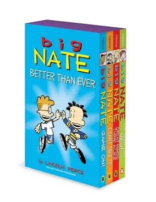 Big Nate Lepszy niż kiedykolwiek: Big Nate Box Set Tom 6-9 - Big Nate Better Than Ever: Big Nate Box Set Volume 6-9