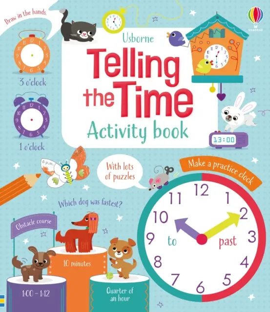 Książka z ćwiczeniami do nauki czasu - Telling the Time Activity Book