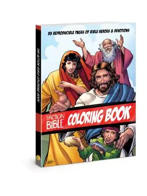 Kolorowanka Biblia w akcji: 55 powielanych stron z bohaterami biblijnymi i nabożeństwami - The Action Bible Coloring Book: 55 Reproducible Pages of Bible Heroes and Devotions