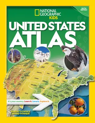 National Geographic Kids Atlas Stanów Zjednoczonych 2020, wydanie 6 - National Geographic Kids U.S. Atlas 2020, 6th Edition