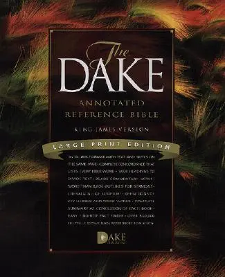 Dake Annotated Reference Bible - KJV - duży druk - Dake Annotated Reference Bible-KJV-Large Print