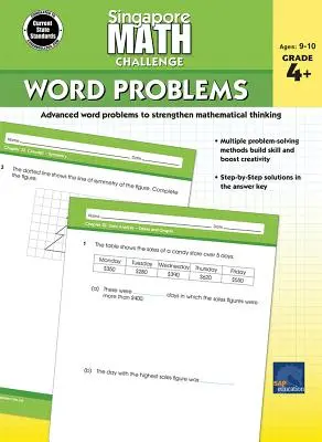 Singapore Math Challenge Word Problems, klasy 4-6 - Singapore Math Challenge Word Problems, Grades 4 - 6