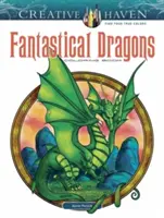 Kolorowanka Creative Haven Fantastyczne smoki - Creative Haven Fantastical Dragons Coloring Book