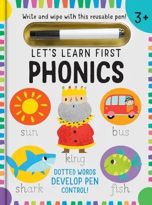 Let's Learn: First Phonics: (Early Reading Skills, Letter Writing Workbook, Pen Control, Write and Wipe)