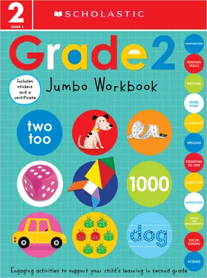 Zeszyt ćwiczeń dla klasy drugiej: Scholastic Early Learners (Jumbo Workbook) - Second Grade Jumbo Workbook: Scholastic Early Learners (Jumbo Workbook)