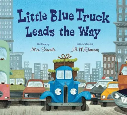 Książka planszowa Mała niebieska ciężarówka prowadzi drogą - Little Blue Truck Leads the Way Board Book