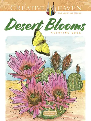 Kolorowanka Creative Haven Kwiaty pustyni - Creative Haven Desert Blooms Coloring Book