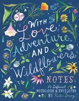 With Love, Adventure, and Wildflowers Notes: 20 różnych notatników i kopert - With Love, Adventure, and Wildflowers Notes: 20 Different Notecards & Envelopes