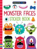 Naklejki z twarzami potworów - Monster Faces Sticker Book