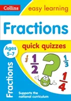 Szybkie quizy z ułamków: Wiek 5-7 lat - Fractions Quick Quizzes: Ages 5-7