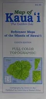 Mapa Kaua'i: Wyspa Ogrodów - Map of Kaua'i: The Garden Isle