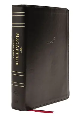 Nasb, MacArthur Study Bible, wydanie 2, skórzana miękka, czarna, wygodny druk: Uwolnij Bożą prawdę jednym wersetem na raz - Nasb, MacArthur Study Bible, 2nd Edition, Leathersoft, Black, Comfort Print: Unleashing God's Truth One Verse at a Time