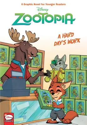 Disney Zootopia: Ciężki dzień pracy (powieść graficzna dla młodszych czytelników) - Disney Zootopia: Hard Day's Work (Younger Readers Graphic Novel)