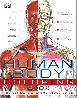 The Human Body Coloring Book: Przewodnik do nauki anatomii - The Human Body Coloring Book: The Ultimate Anatomy Study Guide