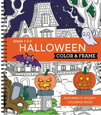 Koloruj i kadruj - Halloween (książka do kolorowania) - Color & Frame - Halloween (Coloring Book)