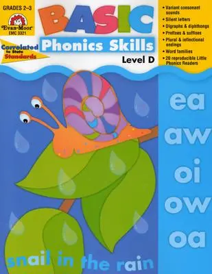 Podstawowe umiejętności fonetyczne, poziom D: EMC 3321 - Basic Phonics Skills, Level D: EMC 3321