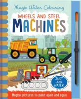 Koła i stal - maszyny, książka ćwiczeń bez bałaganu - Wheels and Steel - Machines, Mess Free Activity Book