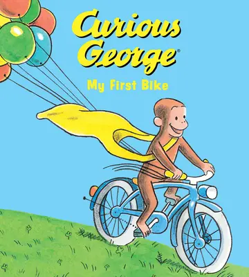 Ciekawski George Mój pierwszy rower (wyściełana książka planszowa) - Curious George My First Bike (Padded Board Book)