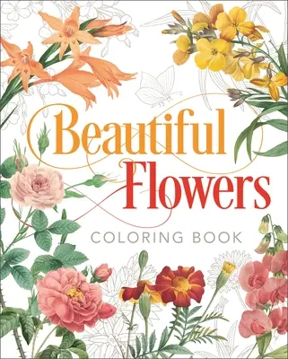 Kolorowanka z pięknymi kwiatami - Beautiful Flowers Coloring Book