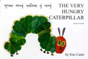 Bardzo głodna gąsienica w języku gudżarati i angielskim - Very Hungry Caterpillar in Gujarati and English