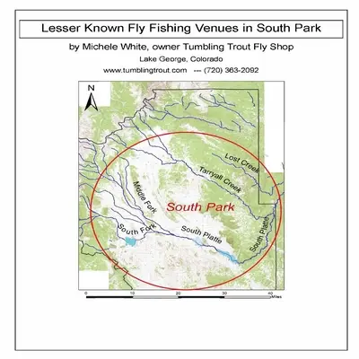 Mniej znane miejsca do wędkowania w South Park, Kolorado: Każdy publiczny dostęp w South Park Basin poza Dream Stream i Eleven Mile Canyon - Lesser Known Fly Fishing Venues in South Park, Colorado: Every Public Access in South Park Basin outside of the Dream Stream and Eleven Mile Canyon