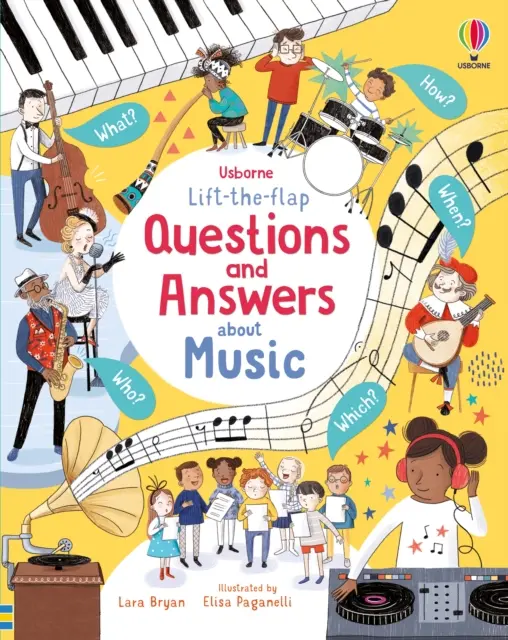 Podnieś klapkę z pytaniami i odpowiedziami na temat muzyki - Lift-the-flap Questions and Answers About Music