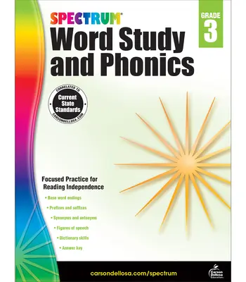 Spectrum Word Study and Phonics, klasa 3 - Spectrum Word Study and Phonics, Grade 3