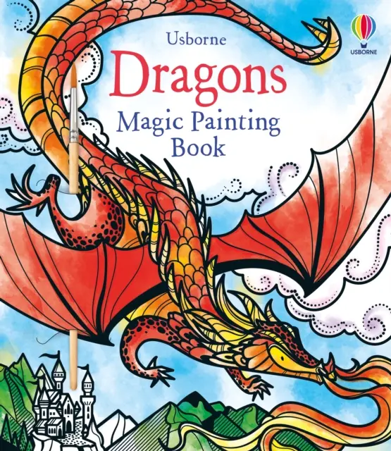 Smoki Magiczna książka do malowania - Dragons Magic Painting Book