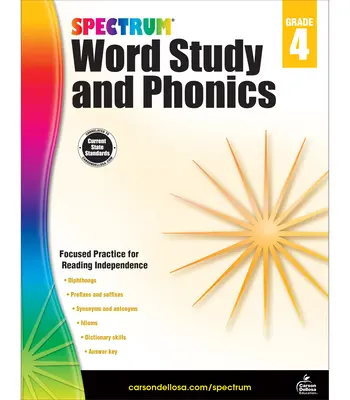 Spectrum Word Study and Phonics, klasa 4 - Spectrum Word Study and Phonics, Grade 4