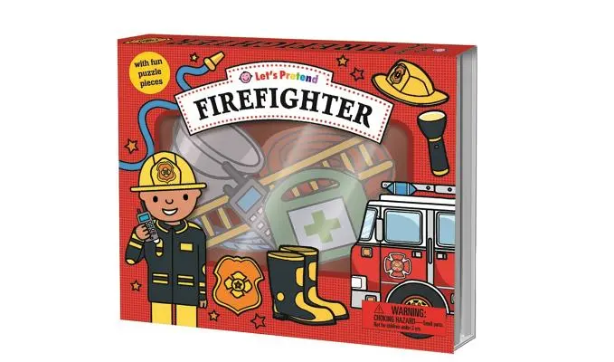 Let's Pretend: Zestaw strażaka: Z zabawnymi puzzlami - Let's Pretend: Firefighter Set: With Fun Puzzle Pieces