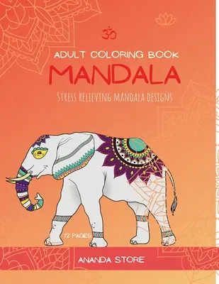 Mandala Animals Coloring Book: Mandala Animals Coloring Book dla dorosłych: Piękne, duże wzory do druku i wzory stron do kolorowania zwierząt dla dziewcząt, - Mandala Animals Coloring Book: Mandala Animals Coloring Book for Adults: Beautiful Large Print Patterns and Animals Coloring Page Designs for Girls,