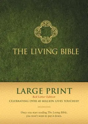 Żywa Biblia w dużym wydaniu z czerwoną literą - The Living Bible Large Print Red Letter Edition