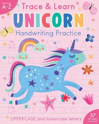 Trace & Learn Handwriting Practice: Jednorożec - Trace & Learn Handwriting Practice: Unicorn