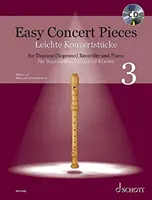 Easy Concert Pieces, Book 3: 21 utworów z 5 wieków na altówkę i fortepian. Zawiera płytę CD z nagraniami demo i play-long: 21 utworów z 5 stuleci na deskorolkę i fortepian. - Easy Concert Pieces, Book 3: 21 Pieces from 5 Centuries for Descant Recorder and Piano. Includes CD with Demo and Play-Along Recordings: 21 Pieces fro