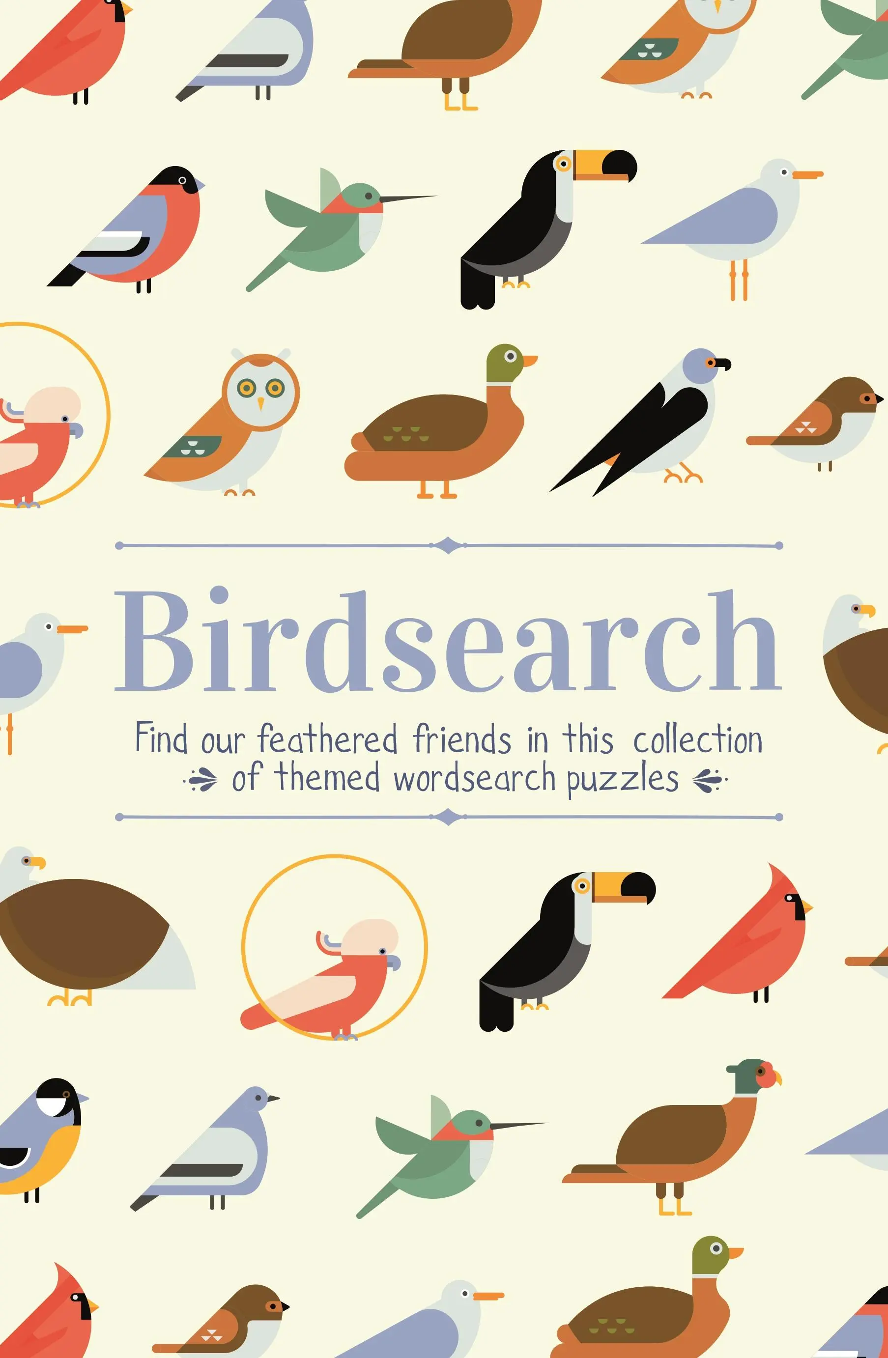 Birdsearch Wordsearch Puzzles - Znajdź naszych pierzastych przyjaciół w tej kolekcji tematycznych łamigłówek słownych. - Birdsearch Wordsearch Puzzles - Find our feathered friends in this collection of themed wordsearch puzzles