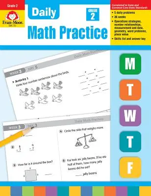 Codzienne ćwiczenia matematyczne, klasa 2 - Daily Math Practice, Grade 2