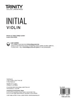 Trinity College London Violin Exam Pieces 2020-2023: Początkowy (tylko część) - Trinity College London Violin Exam Pieces 2020-2023: Initial (part only)