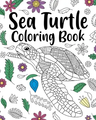 Kolorowanka z żółwiem morskim - Sea Turtle Coloring Book