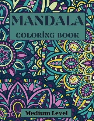 Kolorowanka mandala - poziom średni - Mandala Coloring Book Medium Level