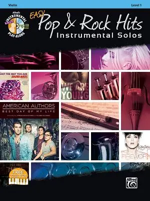 Easy Pop & Rock Hits Instrumental Solos for Strings: Skrzypce, Książka i CD - Easy Pop & Rock Hits Instrumental Solos for Strings: Violin, Book & CD