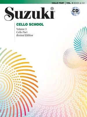 Suzuki Cello School, Vol 3: Część wiolonczelowa, Książka i CD - Suzuki Cello School, Vol 3: Cello Part, Book & CD